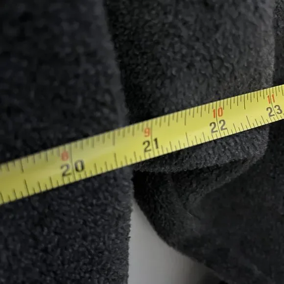 Columbia Gray Full Zipper Fleece Jacket Mens Med Pockets Stand Up Collar Outdoor - Picture 6 of 7